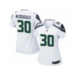 Women's Nike Seattle Seahawks #30 Bradley McDougald Limited White NFL Jersey