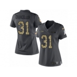 Women's Nike Seattle Seahawks #31 Kam Chancellor Limited Black 2016 Salute to Service NFL Jersey