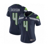 Women's Nike Seattle Seahawks #4 Michael Dickson Navy Blue Team Color Vapor Untouchable Limited Player NFL Jersey