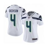 Women's Nike Seattle Seahawks #4 Michael Dickson White Vapor Untouchable Elite Player NFL Jersey