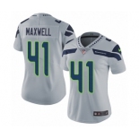 Women's Nike Seattle Seahawks #41 Byron Maxwell Grey Alternate Vapor Untouchable Elite Player NFL Jersey