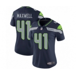 Women's Nike Seattle Seahawks #41 Byron Maxwell Navy Blue Team Color Vapor Untouchable Elite Player NFL Jersey