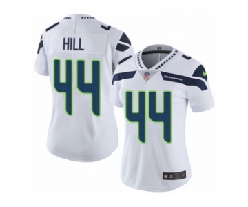 Women's Nike Seattle Seahawks #44 Delano Hill Vapor Untouchable Limited White NFL Jersey