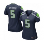 Women's Nike Seattle Seahawks #5 Alex McGough Game Navy Blue Team Color NFL Jersey