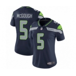 Women's Nike Seattle Seahawks #5 Alex McGough Navy Blue Team Color Vapor Untouchable Elite Player NFL Jersey