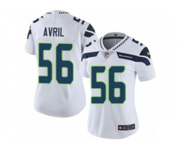 Women's Nike Seattle Seahawks #56 Cliff Avril Vapor Untouchable Limited White NFL Jersey