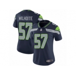 Women's Nike Seattle Seahawks #57 Michael Wilhoite Vapor Untouchable Limited Steel Blue Team Color NFL Jersey