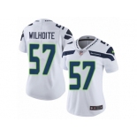 Women's Nike Seattle Seahawks #57 Michael Wilhoite Vapor Untouchable Limited White NFL Jersey