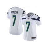 Women's Nike Seattle Seahawks #7 Blair Walsh White Vapor Untouchable Limited Player NFL Jersey