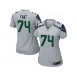 Women's Nike Seattle Seahawks #74 George Fant Limited Grey Alternate NFL Jersey