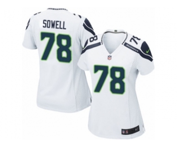 Women's Nike Seattle Seahawks #78 Bradley Sowell Limited White NFL Jersey