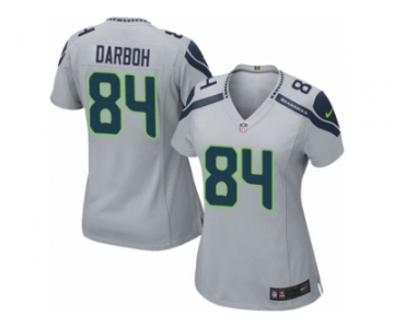 Women's Nike Seattle Seahawks #84 Amara Darboh Game Grey Alternate NFL Jersey