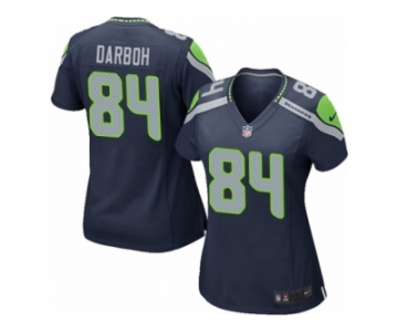 Women's Nike Seattle Seahawks #84 Amara Darboh Game Steel Blue Team Color NFL Jersey