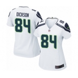 Women's Nike Seattle Seahawks #84 Ed Dickson Game White NFL Jersey