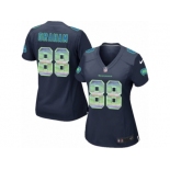 Women's Nike Seattle Seahawks #88 Jimmy Graham Limited Navy Blue Strobe NFL Jersey