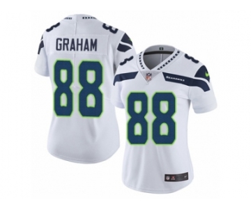 Women's Nike Seattle Seahawks #88 Jimmy Graham Vapor Untouchable Limited White NFL Jersey