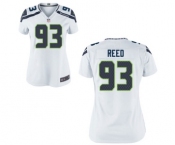 Women's Nike Seattle Seahawks #93 Jarran Reed White NFL Jersey