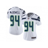 Women's Nike Seattle Seahawks #94 Malik McDowell Limited White NFL Jersey