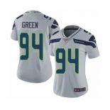 Women's Nike Seattle Seahawks #94 Rasheem Green Grey Alternate Vapor Untouchable Limited Player NFL Jersey