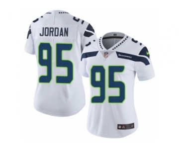 Women's Nike Seattle Seahawks #95 Dion Jordan Vapor Untouchable Limited White NFL Jersey