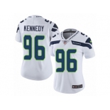 Women's Nike Seattle Seahawks #96 Cortez Kennedy Vapor Untouchable Limited White NFL Jersey