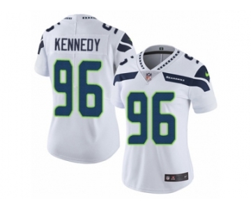 Women's Nike Seattle Seahawks #96 Cortez Kennedy Vapor Untouchable Limited White NFL Jersey