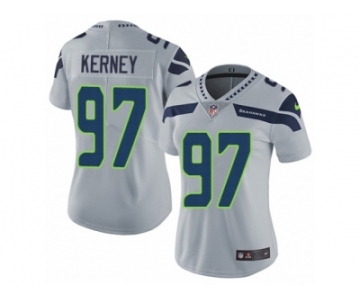 Women's Nike Seattle Seahawks #97 Patrick Kerney Vapor Untouchable Limited Grey Alternate NFL Jersey