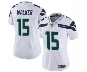 Women's Seattle Seahawks #15 P.J. Walker White Vapor Limited Football Stitched Jersey