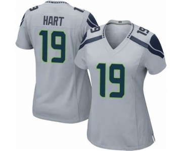 Women's Seattle Seahawks #19 Penny Hart Nike Gray Game Jersey