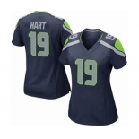 Women's Seattle Seahawks #19 Penny Hart Nike Navy Blue Game Jersey