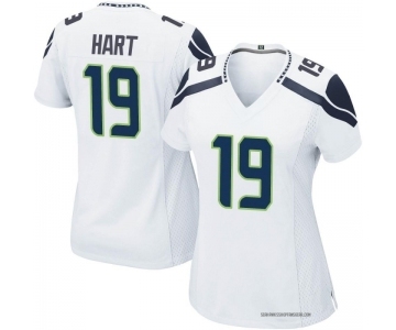 Women's Seattle Seahawks #19 Penny Hart Nike White Game Jersey