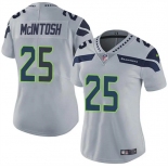 Women's Seattle Seahawks #25 Kenny McIntosh Gray Vapor Limited Football Stitched Jersey