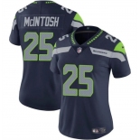 Women's Seattle Seahawks #25 Kenny McIntosh Navy Vapor Limited Football Stitched Jersey