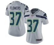 Women's Seattle Seahawks #37 Tre Flowers Grey Alternate Vapor Untouchable Limited Player Football Jersey