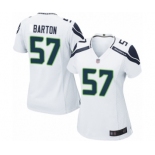 Women's Seattle Seahawks #57 Cody Barton Game White Football Jersey