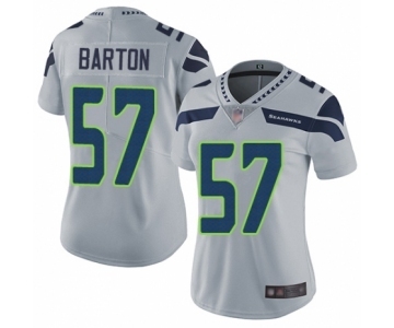 Women's Seattle Seahawks #57 Cody Barton Grey Alternate Vapor Untouchable Limited Player Football Jersey