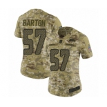 Women's Seattle Seahawks #57 Cody Barton Limited Camo 2018 Salute to Service Football Jersey