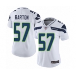 Women's Seattle Seahawks #57 Cody Barton White Vapor Untouchable Limited Player Football Jersey