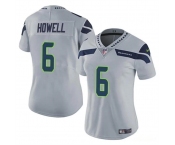 Women's Seattle Seahawks #6 Sam Howell Gray Vapor Limited Football Stitched Jersey