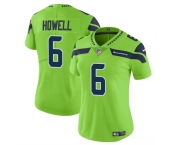 Women's Seattle Seahawks #6 Sam Howell Green Vapor Limited Football Stitched Jersey