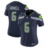 Women's Seattle Seahawks #6 Sam Howell Navy Vapor Limited Football Stitched Jersey