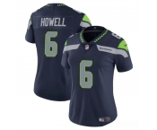 Women's Seattle Seahawks #6 Sam Howell Navy Vapor Limited Football Stitched Jersey