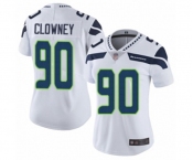 Women's Seattle Seahawks #90 Jadeveon Clowney White Vapor Untouchable Limited Player Football Jersey