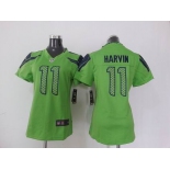 nike women nfl jerseys seattle seahawks #11 harvin green[nike]