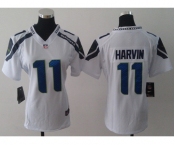 nike women nfl jerseys seattle seahawks #11 harvin white[nike]