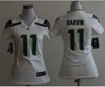 nike women nfl jerseys seattle seahawks #11 harvin white[nike]