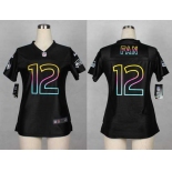 nike women nfl jerseys seattle seahawks #12 fan black[nike fashion]