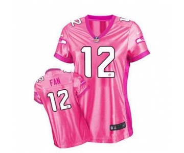 nike women nfl jerseys seattle seahawks #12 fan pink[nike love]