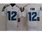 nike women nfl jerseys seattle seahawks #12 fan white[nike]