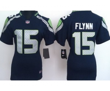 nike women nfl jerseys seattle seahawks #15 flynn blue[nike]